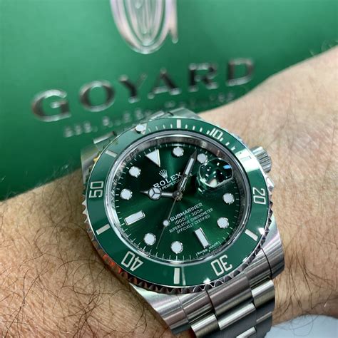 green dial rolex